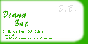 diana bot business card